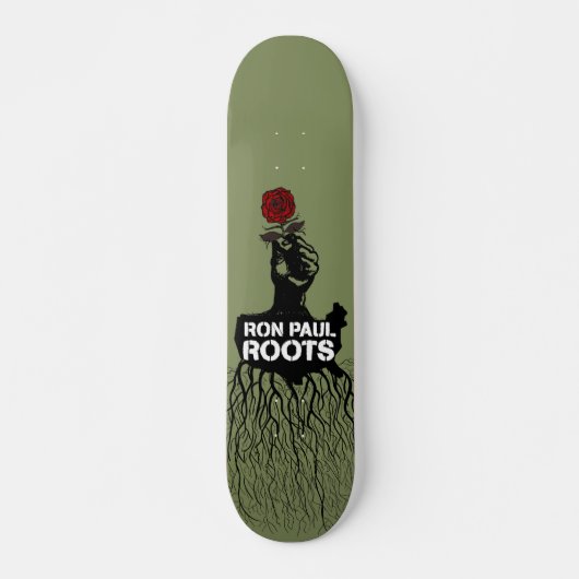 Ron Paul GrassRoots Skateboard Deck (Voorkant)