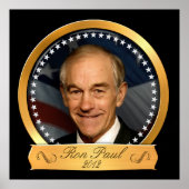 Ron Paul in 2012 Gold Edition Poster (Voorkant)