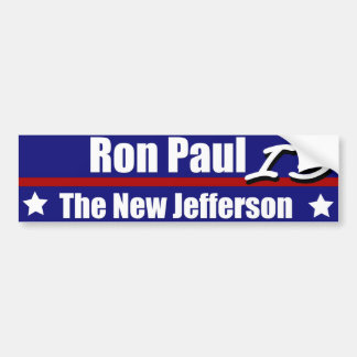 Ron Paul is de New Jefferson Bumpersticker