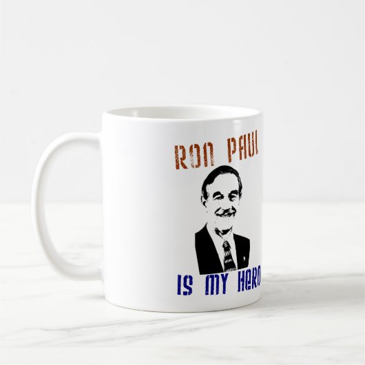 Ron Paul is mijn held Koffiemok (Links)