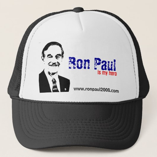 Ron Paul is mijn held Trucker Pet (Voorkant)