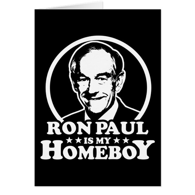 Ron Paul is mijn homeboy (Voorkant)