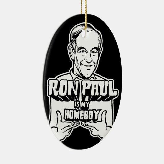 Ron Paul is mijn Homeboy Ornament (Rechts)