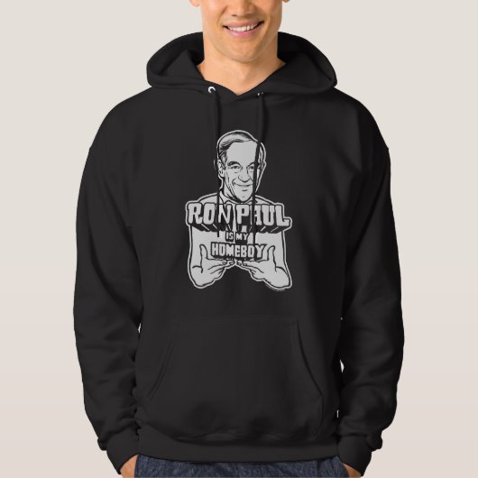 Ron Paul is mijn homeboy Shirt (Voorkant)