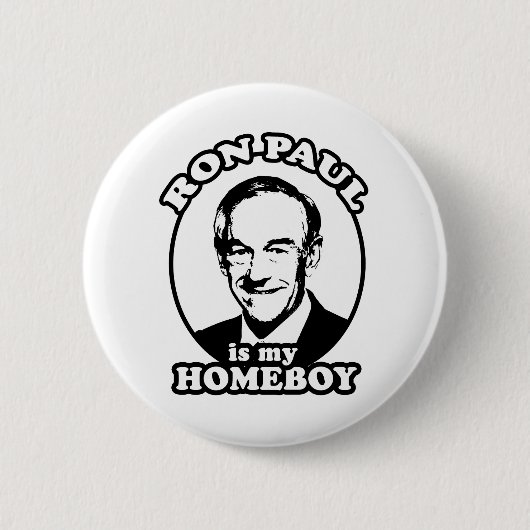 Ron Paul is mijn huisjongen Ronde Button 5,7 Cm (Voorkant)