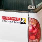 Ron Paul is mijn President Bumpersticker (Op Truck)