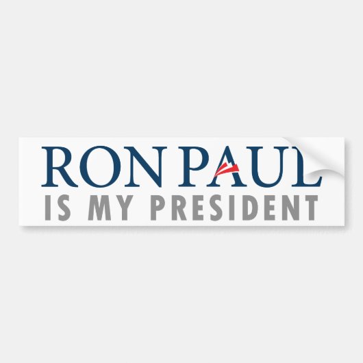 Ron Paul is Mijn President Bumpersticker (Voorkant)