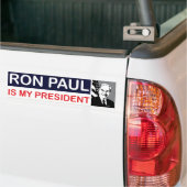 Ron Paul is mijn President Bumpersticker (Op Truck)
