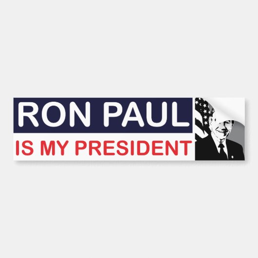 Ron Paul is mijn President Bumpersticker (Voorkant)