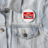Ron Paul IS NIET VOOR VERKOOP!! Ronde Button 5,7 Cm (In situ)