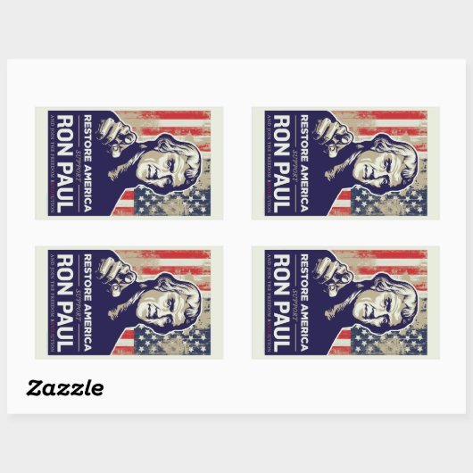 Ron Paul Jefferson Sticker (Vel)