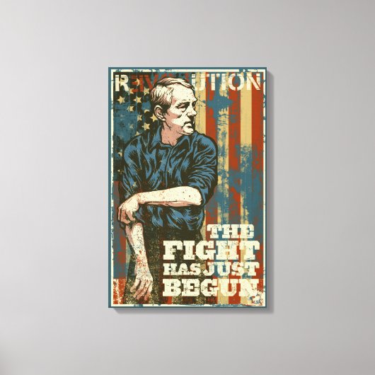 Ron Paul Just Begun Canvas Print (Voorkant)