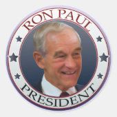 Ron Paul Lapel Stickers (Voorkant)