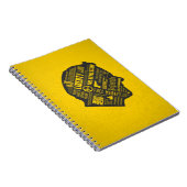 Ron Paul Libertarian Abstract Gedacht notebook Notitieboek (Rechterzijde)