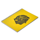 Ron Paul Libertarian Abstract Gedacht notebook Notitieboek (Linkerzijde)