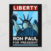 Ron Paul Liberty Briefkaart (Voorkant)