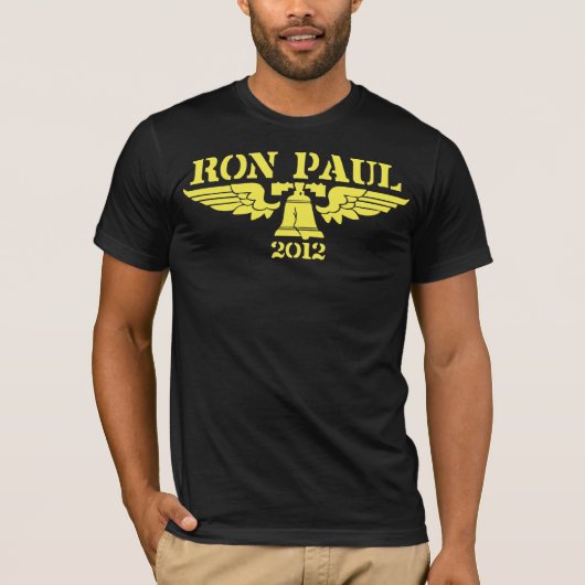 Ron Paul Liberty Yellow T-shirt (Voorkant)