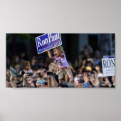 Ron Paul Little Girl Crowd Memorable Poster (Voorkant)