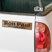 Ron Paul No Police State Bumpersticker (Op Truck)