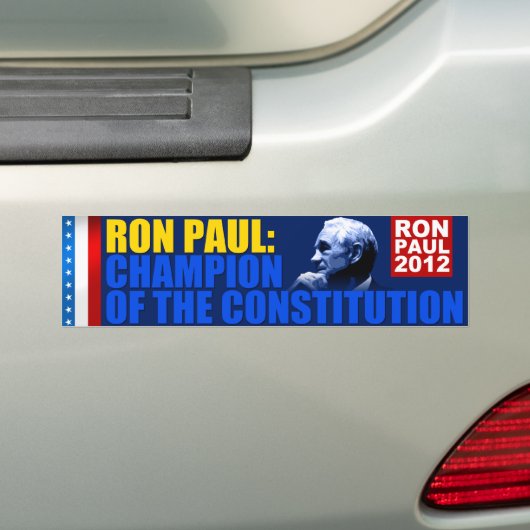 Ron Paul: Ontwerpgrondwet Bumpersticker (Op auto)