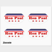 Ron Paul Ovale Sticker (Vel)