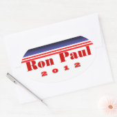 Ron Paul Ovale Sticker (Envelop)