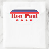 Ron Paul Ovale Sticker (Tas)
