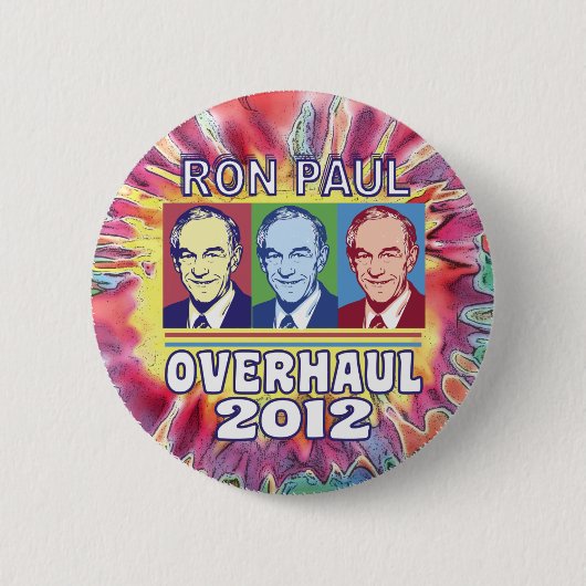 Ron Paul Overhaul 2012 Ronde Button 5,7 Cm (Voorkant)