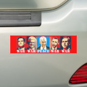 Ron Paul Peace Bumpersticker (Op auto)