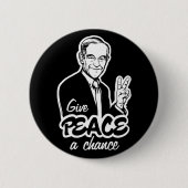 Ron Paul Peace Button (Voorkant)