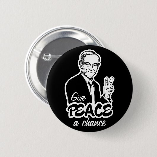 Ron Paul Peace Button (Voorkant /achterkant)
