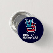 Ron Paul Peace Button (Voorkant /achterkant)