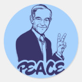 Ron Paul Peace Stickers (Voorkant)