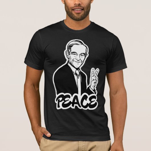 Ron Paul Peace T-Shirt (Voorkant)