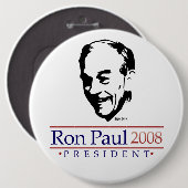 Ron Paul Portrait Gigantic Button (Voorkant /achterkant)
