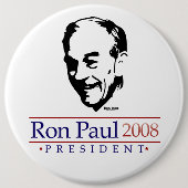 Ron Paul Portrait Gigantic Button (Voorkant)