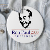 Ron Paul Portrait Gigantic Button (In situ)