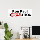 Ron Paul Poster (Thuiskantoor)