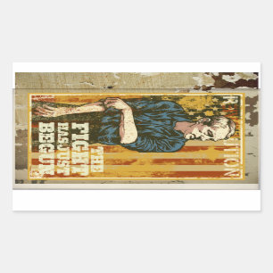 Ron Paul Poster Rechthoekige Sticker