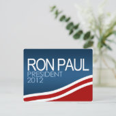 Ron Paul President 2012 Briefkaart (Staand voorkant)