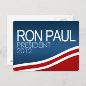 Ron Paul President 2012 Briefkaart (Voorkant / Achterkant)