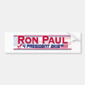 Ron Paul President 2012 Bumpersticker (Voorkant)