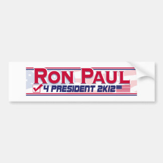 Ron Paul President 2012 Bumpersticker
