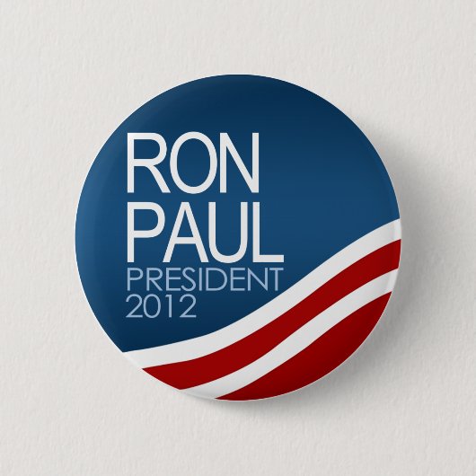 Ron Paul President 2012 Ronde Button 5,7 Cm (Voorkant)