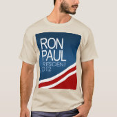 Ron Paul President 2012 T-shirt (Voorkant)