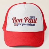 Ron Paul President 2012 Trucker Pet (Voorkant)