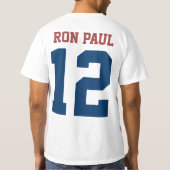 Ron Paul President in 2012 (backdesign) T-shirt (Achterkant)