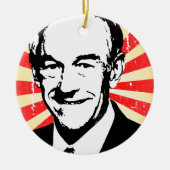 Ron Paul Propaganda Keramisch Ornament (Voorkant)