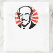 Ron Paul Propaganda Ronde Sticker (Tas)