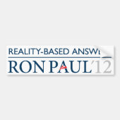 Ron Paul Reality-based Bumpersticker (Voorkant)